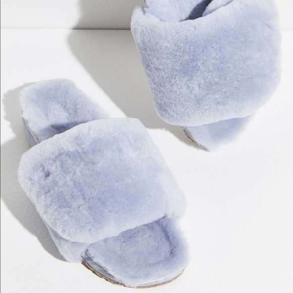 NIB Free People Emu Musica house slippers